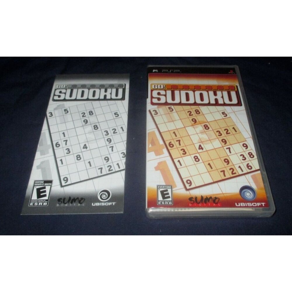 Go! Sudoku (Sony PSP, 2006) (unopened) also with French manual